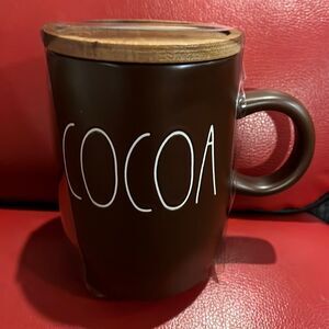 New Rae Dunn Cocoa mug with lid